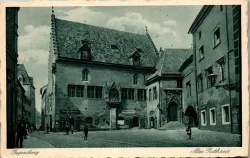 43404 - Deutschland - Regensburg , Altes Rathaus - gelaufen