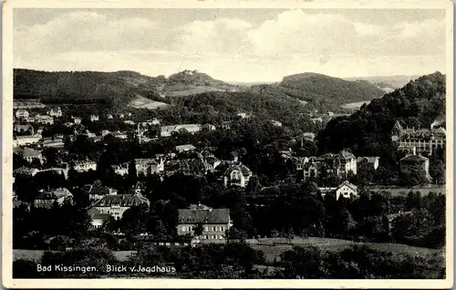 43422 - Deutschland - Bad Kissingen , Blick v. Jagdhaus - gelaufen 1942