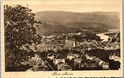 43439 - Deutschland - Hannoversch Münden , Panorama - gelaufen 1915