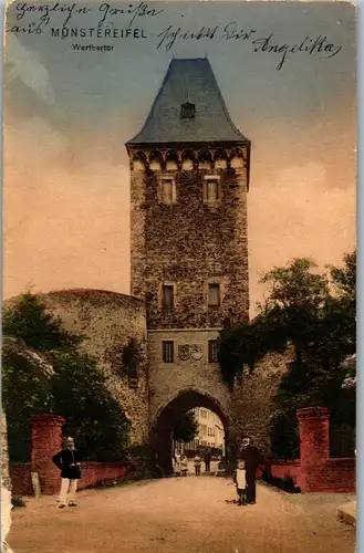 43445 - Deutschland - Münstereifel , Werthertor - gelaufen 1906