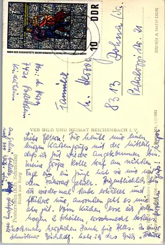 43454 - Deutschland - Posterstein , Schmölln , Blick zur Burg - gelaufen