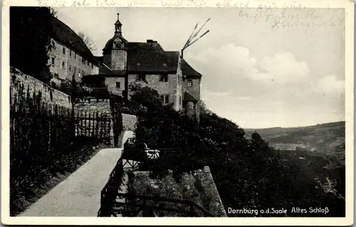 43465 - Deutschland - Dornburg , a. d. Saale , Altes Schloß - gelaufen
