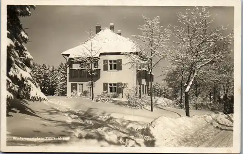 43473 - Deutschland - Bad Reiboldsgrün , Zöbischhaus , Wintersportplatz , Winter , Vogtland - gelaufen 1931