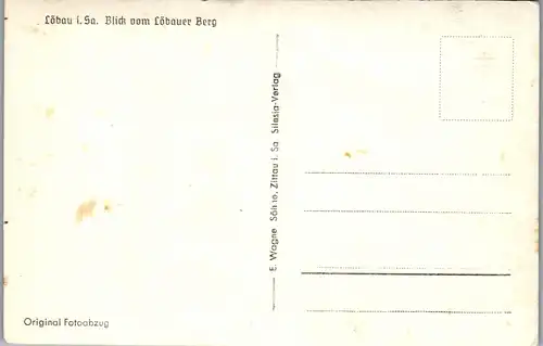 43511 - Deutschland - Löbau , Blick v. Löbauer Berg , Panorama - nicht gelaufen
