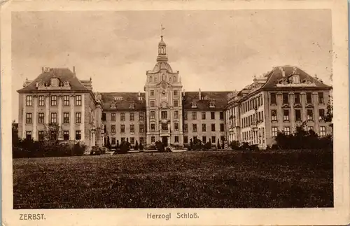 43532 - Deutschland - Zerbst , Herzoglisches Schloß - gelaufen 1916