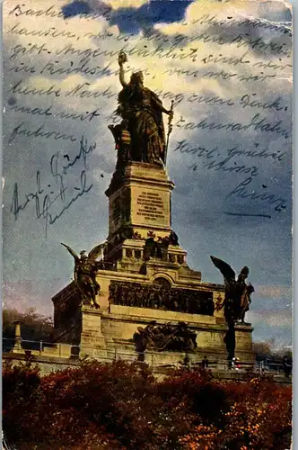 43554 - Deutschland - Niederwald , Nationaldenkmal - gelaufen 1926