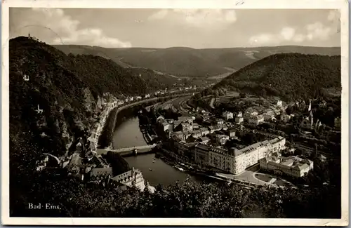 43555 - Deutschland - Bad Ems , Panorama , Hotel zum Löwen - gelaufen 1935