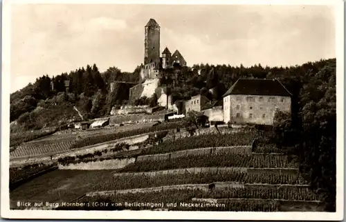 43564 - Deutschland - Neckarzimmern , Burg Hornberg , Götz von Berlichingen - gelaufen 1941