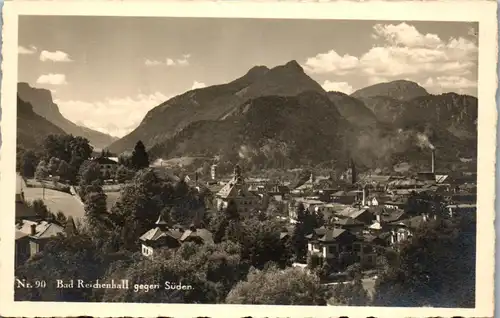 43602 - Deutschland - Bad Reichenhall , Blick gegen Süden - gelaufen