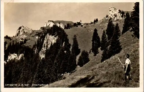 43605 - Deutschland - Lenggries a. d. Isar , Latschenkopf - gelaufen 1938