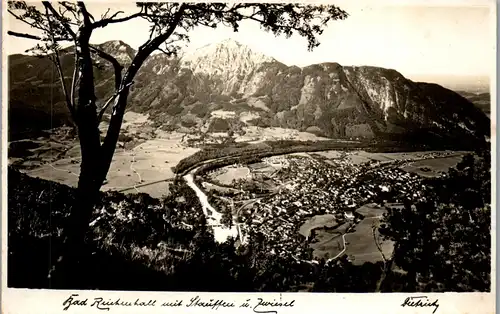 43616 - Deutschland - Bad Reichenhall , Stauffen u. Zwiesel , Panorama - gelaufen