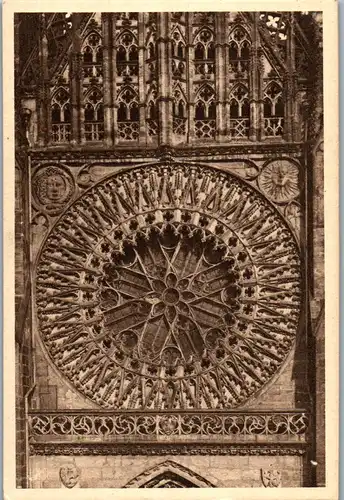 43621 - Deutschland - Nürnberg , Lorenzkirche , Rosette - nicht gelaufen