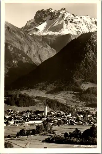 43640 - Deutschland - Oberstdorf , Panorama vom Jägersberg gesehen - gelaufen 1951