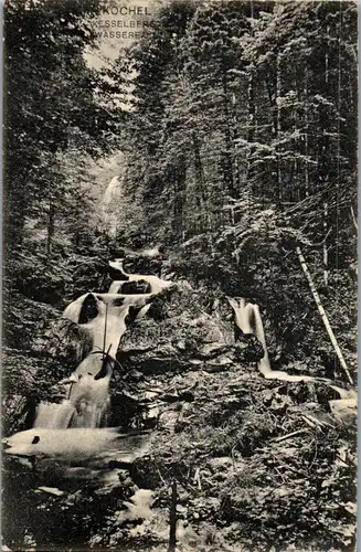 43645 - Deutschland - Kochel am See , Kesselberg , Wasserfall - nicht gelaufen