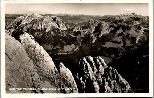 43648 - Deutschland - Bayern , Blick vom Watzmann , Hocheck gegen Osten - gelaufen 1938