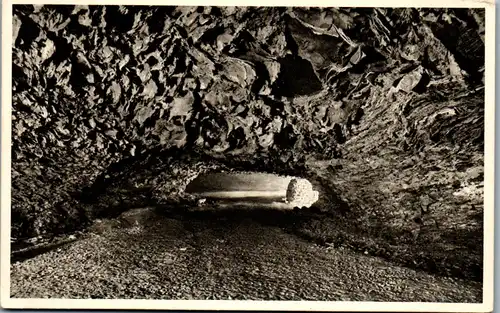 43663 - Deutschland - Kyffhäuser , Barbarossahöhle , Gerberei mit Blick in den Tanzsaal - nicht gelaufen
