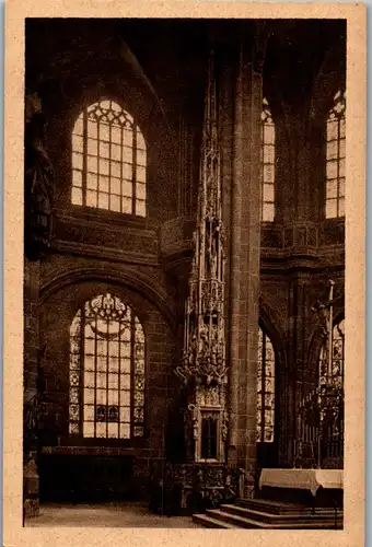 43683 - Deutschland - Nürnberg , Sakramentshäuschen v. Adam Kraft , Lorenzkirche - nicht gelaufen