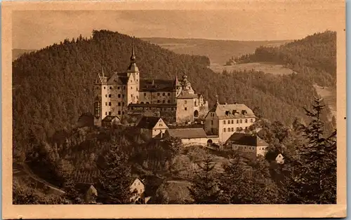 43686 - Deutschland - Ludwigsstadt , Burg Lauenstein , Fränkisch Thüringsche Grenzwarte - nicht gelaufen