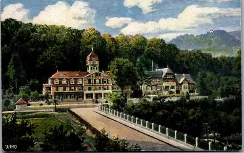 43691 - Deutschland - Bad Blankenburg , Sanatorium am Goldberg - nicht gelaufen 1921