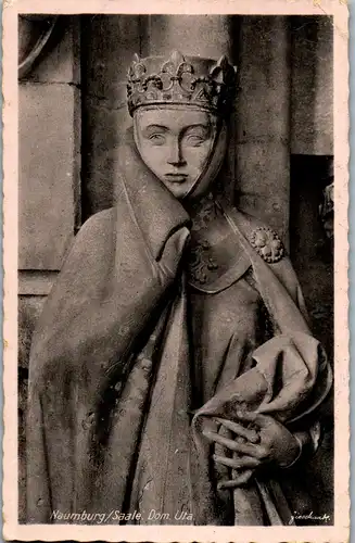 43711 - Deutschland - Naumburg , Saale , Dom , Uta - gelaufen 1948