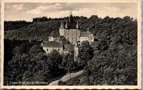 43715 - Deutschland - Waldheim , Schloss Kriebstein - gelaufen 1937