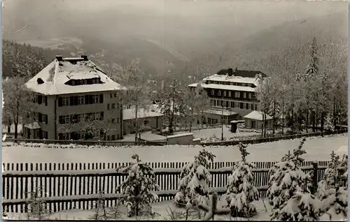 43724 - Deutschland - Bärenfels , FDGB Ferienheim im Winter - gelaufen 1962