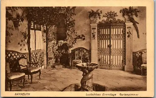 43734 - Deutschland - Bayreuth , Lustschloss Eremitage , Gartenzimmer - nicht gelaufen