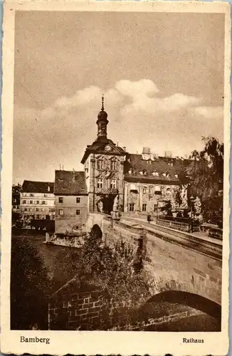 43737 - Deutschland - Bamberg , Rathaus - gelaufen 1921