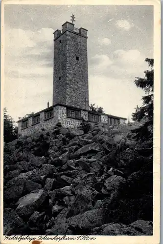 43741 - Deutschland - Fichtelgebirge , Ochsenkopfturm - nicht gelaufen