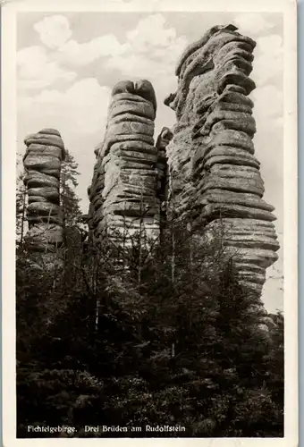 43743 - Deutschland - Fichtelgebirge , Drei Brüden am Rudolfstein - nicht gelaufen