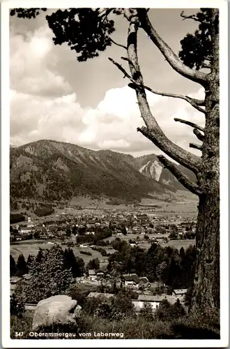 43760 - Deutschland - Oberammergau , Gesehen vom Laberweg - nicht gelaufen