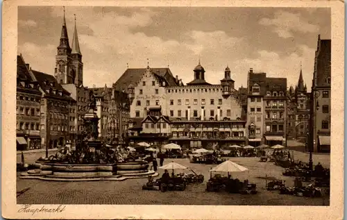 43780 - Deutschland - Nürnberg , Hauptmarkt - nicht gelaufen