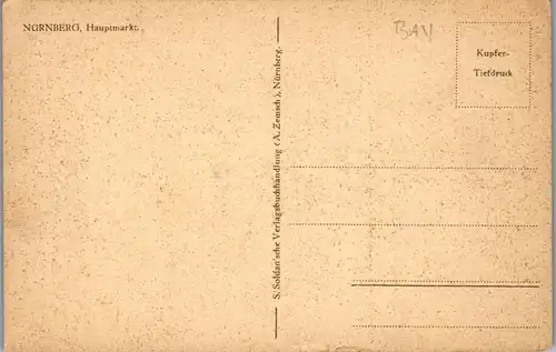 43780 - Deutschland - Nürnberg , Hauptmarkt - nicht gelaufen