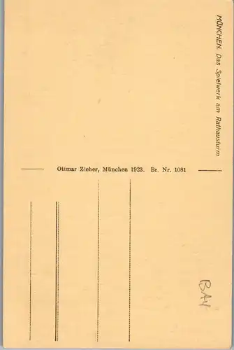 43781 - Deutschland - München , Das Spielwerk am Rathausturm - nicht gelaufen