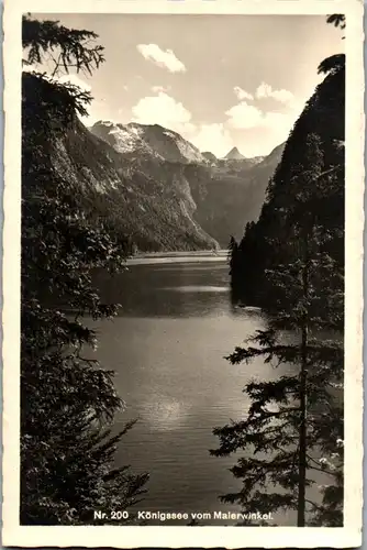 43788 - Deutschland - Königssee , v. Malerwinkel - gelaufen 1935