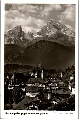 43790 - Deutschland - Berchtesgaden , gegen Watzmann - gelaufen 1952