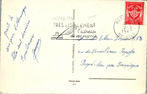 43798 - Deutschland - Service Social des Forces , Baden Baden , Tübingen , Konstanz - gelaufen 1962