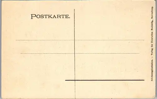 43802 - Künstlerkarte - Schloss Waldburg , signiert - nicht gelaufen