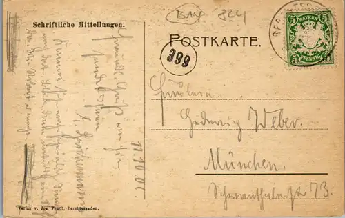 43817 - Deutschland - Königssee , Vom Malerwinkel - gelaufen 1906