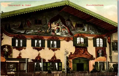 43822 - Deutschland - Mittenwald a. Isar , Hornsteinerhaus - nicht gelaufen