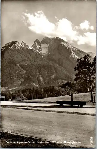 43853 - Deutschland - Berchtesgaden , Deutsche Alpenstraße mit Hochkalter , Blaueisgletscher - nicht gelaufen