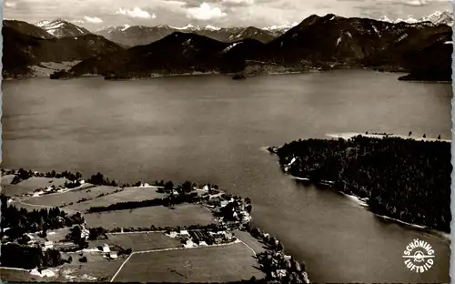 43863 - Deutschland - Walchensee , Dorf , Panorama - nicht gelaufen