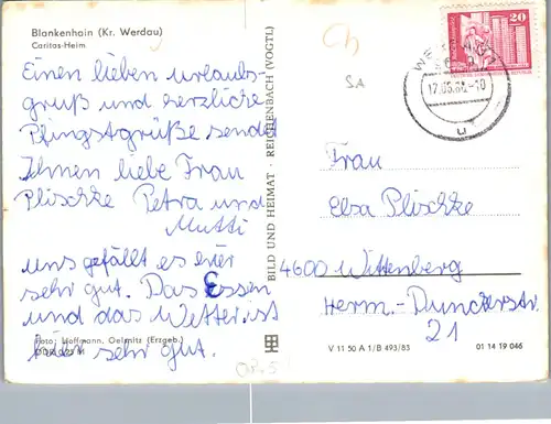 43868 - Deutschland - Blankenhain , Kr. Werdau , Caritas Heim - gelaufen