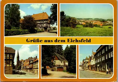 43892 - Deutschland - Eichsfeld , Worbis , Gruss aus , Mehrbildkarte - gelaufen