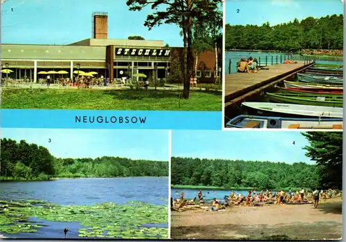 43909 - Deutschland - Neuglobsow , FDGB Erholungsheim Stechlin , Stechlinsee , Dagowsee , Badestrand - 1979