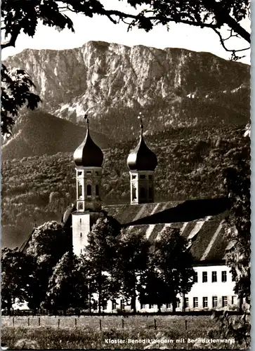 43919 - Deutschland - Benediktbeuern , Kloster mit Benediktenwand - nicht gelaufen