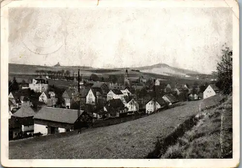 43922 - Deutschland - Zschorlau , Panorama , Ansicht - gelaufen 1950