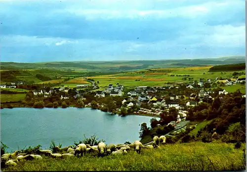 43947 - Deutschland - Schalkenmehren , am Maar , Panorama - nicht gelaufen