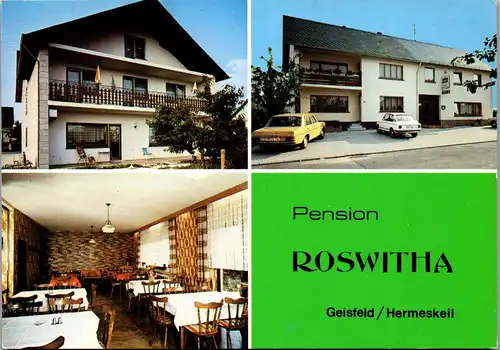 43964 - Deutschland - Geisfeld Hermeskeil , Pension Roswitha , Bes. B. Harig - nicht gelaufen