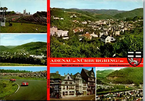 43971 - Deutschland - Adenau , Nürburgring , Südkehre , Einfahrt Breidscheid , Start und Ziel - gelaufen